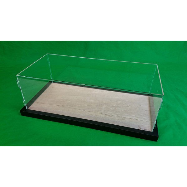 25" L x 12" W x 7" H Acrylic Display Case for 1:8 Scale Pocher Testarossa and Model Cars Black Frame