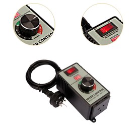 Qianly Motor Speed Controller Speed Regulator 220V-240V Professional Power Tool Speed Control LED Display Fan Speed Adjustment