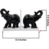 Livevie Elephant Figure Decorative Bookend Non Skid Bookend Heavy Duty
