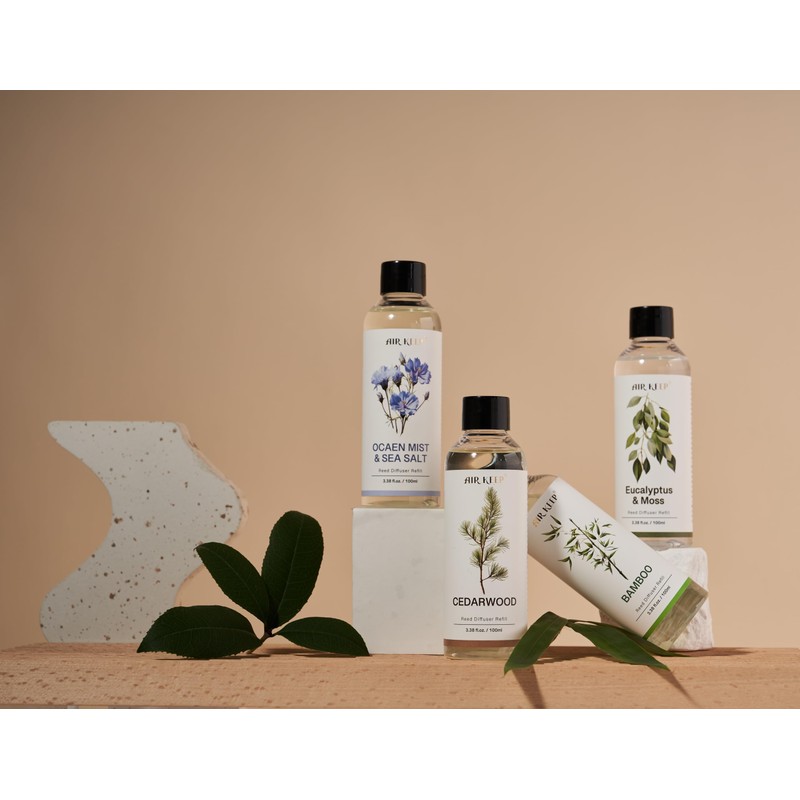 Airkeep Diffuser Oil Refill/Clean Linen/3.38oz（100ml/1 pack/Scented Oil Refill for Diffuser