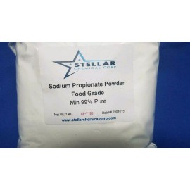 Stellar Chemical Corp Sodium Propionate Powder 5 Kgs   -  Food Grade,Min 99% Pure, FREE SHIPPING