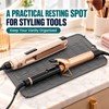 Silicone Heat Resistant Mat for Hair Styling Tools – Flexible