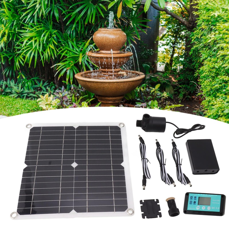 Solar Water Pump Kit with Timing Controller, Solar Powered Water