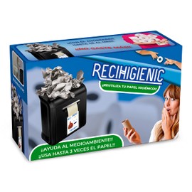 BROMABOX Scherzbox zum Verpacken Ihres Geschenks. Verwandeln Sie Ihr Geschenk in etwas originelleres und haben Sie Spaß beim Verschenken, Modell Recycling (Weihnachten, Heilige Könige, Valentinstag,