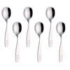 Exzact 6pcs Kids Spoons Children's Cutlery Stainless Steel - Dishwasher