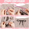 Molain 4PCS Drawstring Cord Replacement Drawstring with Easy Threader for