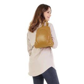 Cluty City Backpack Genuine Leather Women | | | 017788, yellow
