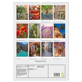 Provence im Licht (Wandkalender 2025 DIN A3 hoch), CALVENDO Monatskalender [Calendar] Christian Müringer