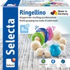 Selecta 61070 Ringellino Rattling Wooden Grasping Toy 8.5 cm Multi-Coloured