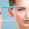 Boao 24 Pieces Eyebrow Razor Facial Razor Shaper Trimmer with