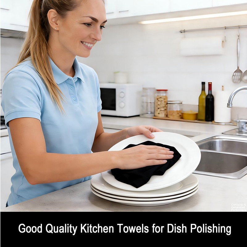 Glass Polishing Cloth Microfiber Cleaning Cloths Kitchen Towel Streak Free