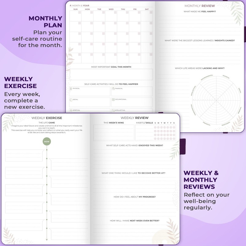 Clever Fox Self-Care Journal ¬Premium – Daily Gratitude & Mental