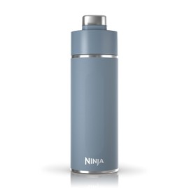 Ninja Thirsti 24oz Travel Bottle for Sparkling Drinks, Fizzier Longer, Leak Proof, 24 Hours Cold, Dishwasher Safe, Insulated Tumbler, Blue, DW2401CBL (Canadian Version)