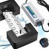 Mxmoonant 12 Head Adjustable Ultrasonic Mist Maker Fogger, 0-8400ml/H Pong