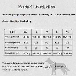 Petbuy Step in Dog Harness and Leash Set,Reflective Adjustable Soft Mesh Breathable Pet Vest Dog Harnesses Set, No Chock No Pull Padded Puppy Harnesses for Small Dogs and Cats (Black, X-Large)