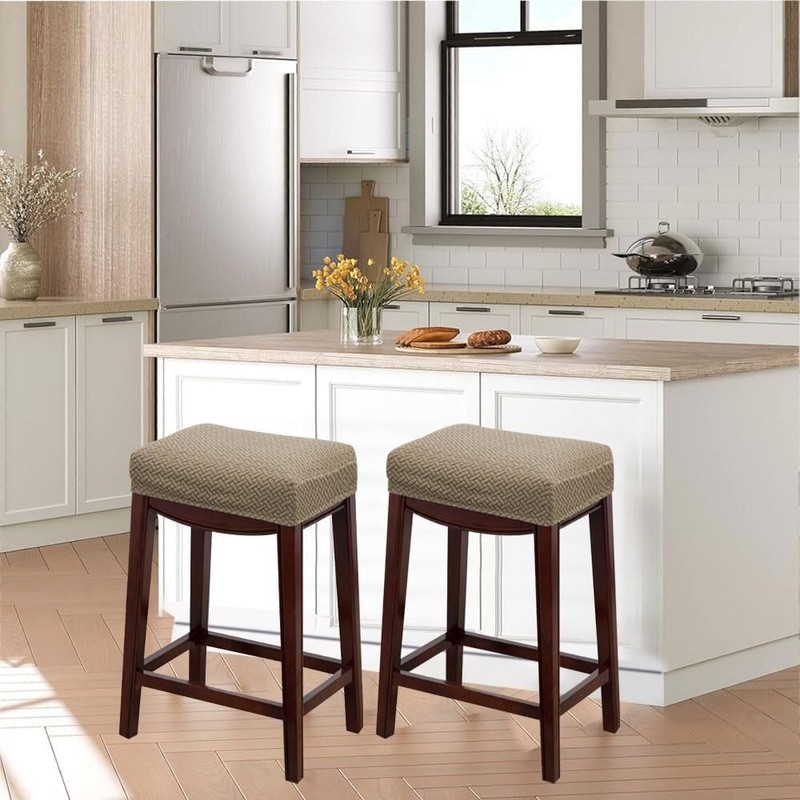 Stool Covers Rectangle 2/4 Pack, Stretch Rectangle Bar Stool Covers