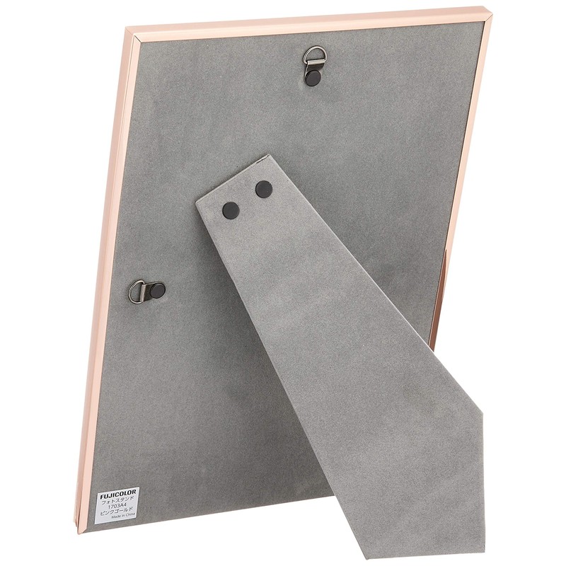 FUJICOLOR 506123 Photo Stand 1703 Metal A4 Pink Gold