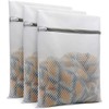 Set of 3 Thick Mesh Laundry Bags