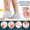 Jeere 1 Pcs Heel Protector for Pressure Sores Boot Sheepskin