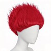 Short Red Wig Men Spiky Headband Light Red Cosplay Wigs
