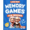 Memory Games for Seniors: Large Print Puzzle Book with 200+