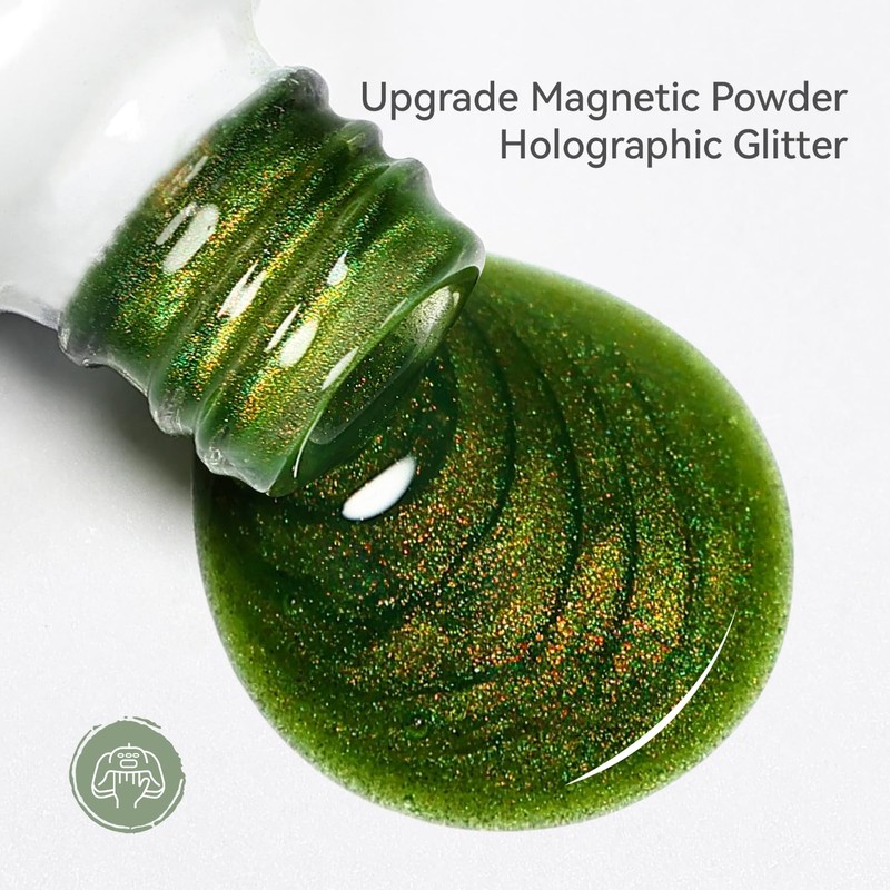 16.5 mL 9D Chameleon Cat Eye Gel Polish with Magnet,