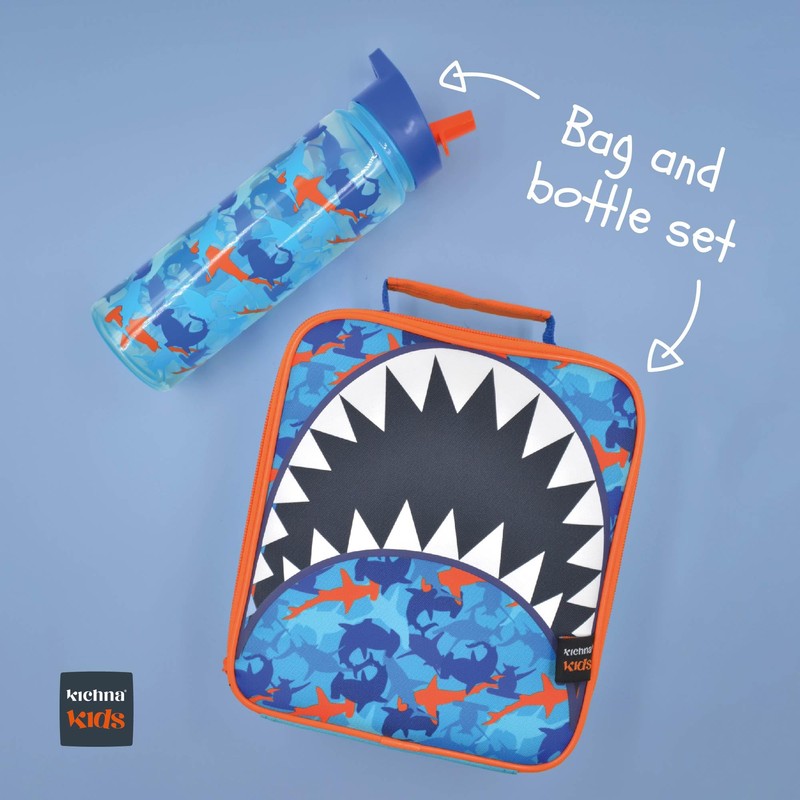 Kichna Kids Blue Shark Lunch Set