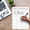 Dry Erase Daily Schedule Planner Sticker Decal by Glassboard Studio