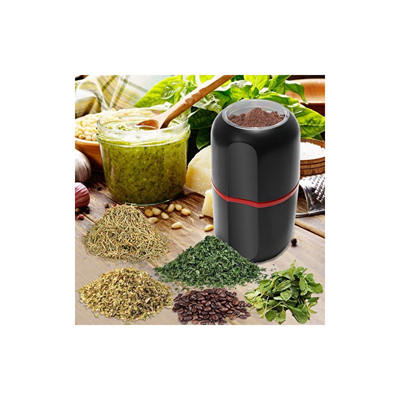 Molinillo de hierbas eléctrico, Turimon grande molinillo/molino/trituradora de hierbas/café para