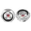 M METERXITY 2-Pack Air Compressor Oil Sight Glass, G1 Toughened