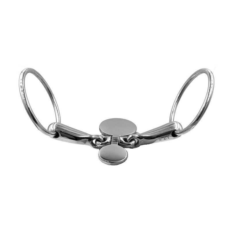 Equine Smile ES0075 Tongue Stretcher Snaffle Bit Water Snaffle with