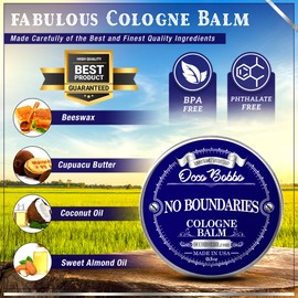 Handy Hound Occo Bobbo No Boundaries Solid Cologne - Classic and Clean Scent that Combines Woody-Fresh Musk Cedar and Citrus Notes - Made In The USA - All-Natural Ingredients - .5 oz