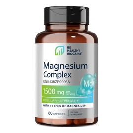 Magnesio Complex  Con 7 Magnesios Citrato , Glicinato Sabor Sin Sabor