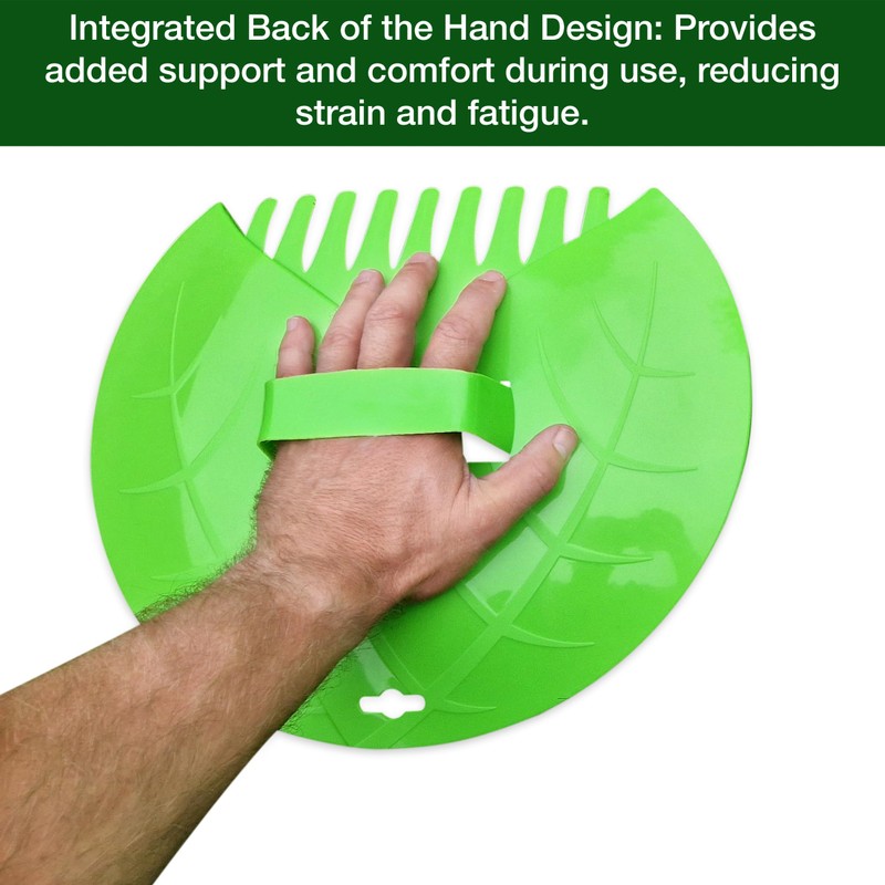 Large Leaf Rake & Hay Collector Leaf Grabber Set |