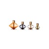 Bloomingville Multi-Color Glass & Metal, Set of 4 Taper Holder,