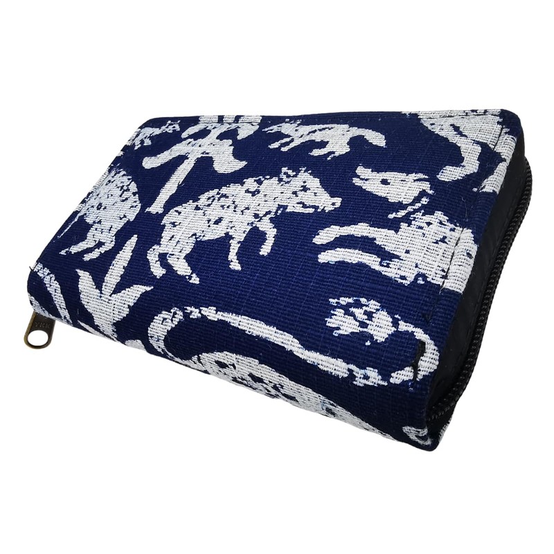 PANASIAM Geometrix Purse Made of Cotton, 2 Sizes, Vegan &