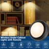 Yiliaw 12 Pack LED Puck Lights Remote Control 16 Color