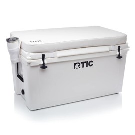 RTIC Ultra-Tough Cooler Seat Cushion, Great for Family Travels, Boating Or Hunting, Easy Clean Vinyl, Buckle Fastening and Anti Slip, 145