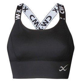 Cedar Brew X Wacoal HTY021 Women's Sports Bra, Sports Shaking Care Bra, Protects Your Bust From Swaying During Sports, Sweat Absorbent, Quick Drying (Main Body) For Training, Dance, Golf, Wireless,