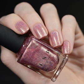 ILNP Ballet Slipper - Soft Pink Holographic Nail Polish
