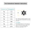 Sourcingmap Magnetic Tip Torx Screwdriver, T30 Security Magnet Star Head