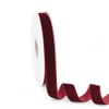 Isaspire 5/8" Wide Velvet Ribbon, 10 Yards - Burgundy Velvet