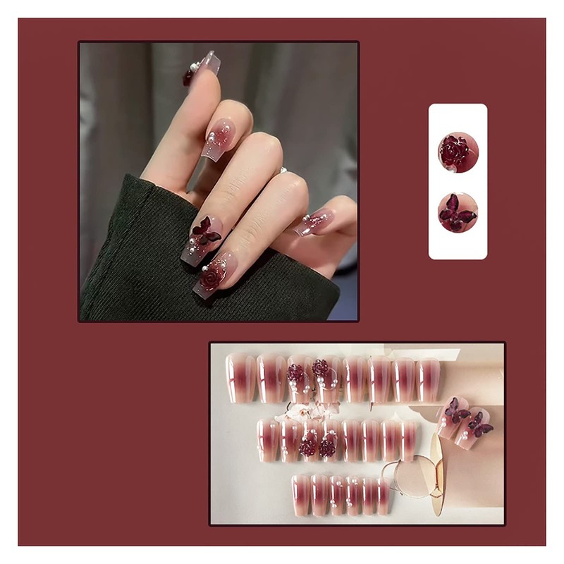 Lwenjing Nail Tip, False Nail Tip, 3D Nail Tip, Handmade