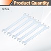 HARFINGTON 5pcs Double Open End Thin Wrench 5.5mm x 7mm