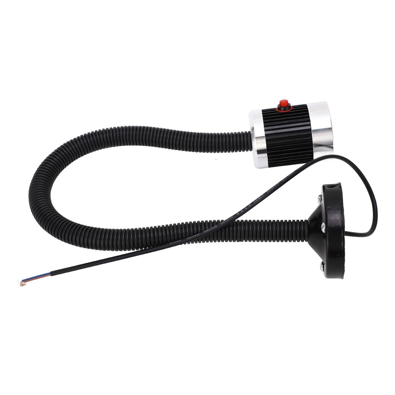 Round Magnetic Base Gooseneck Light Industrial LED CNC Machine Tool