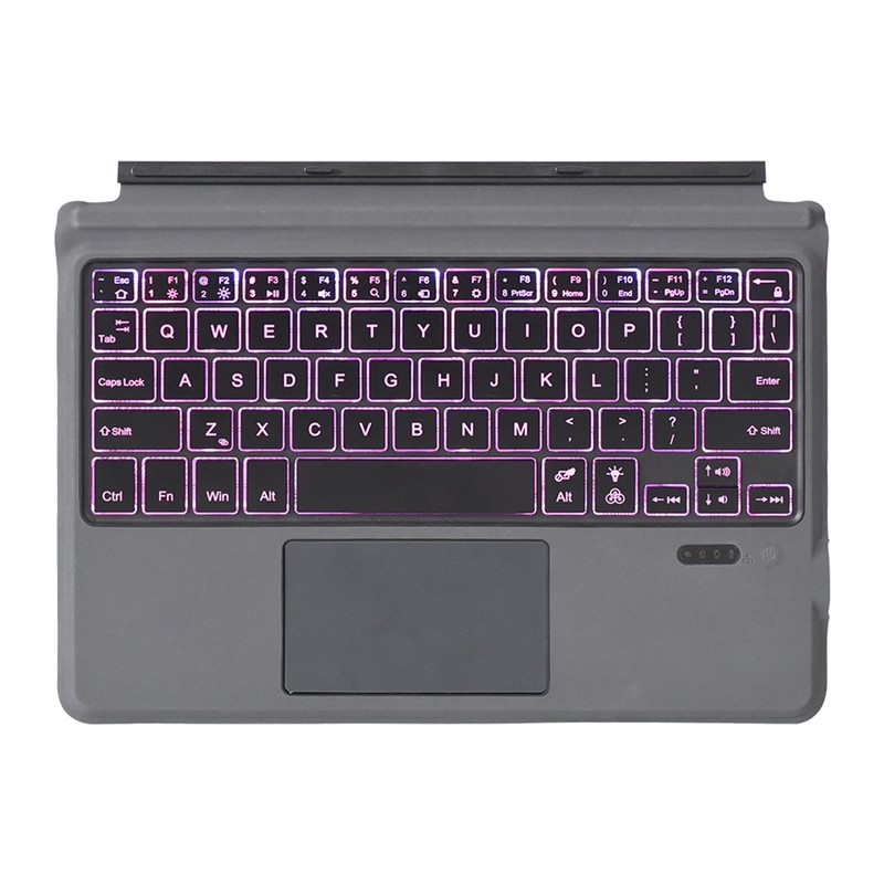 Tablet Keyboard Ergonomic Portable Bluetooth Tablet Leather Case Keyboard for