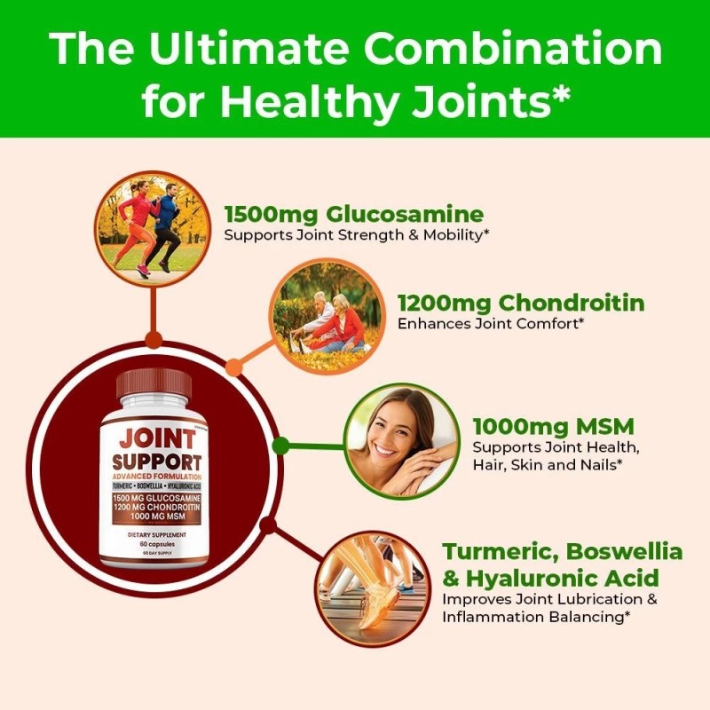 Joint Support Capsules, Max Strength, Joint Support Supplement (1 pack)