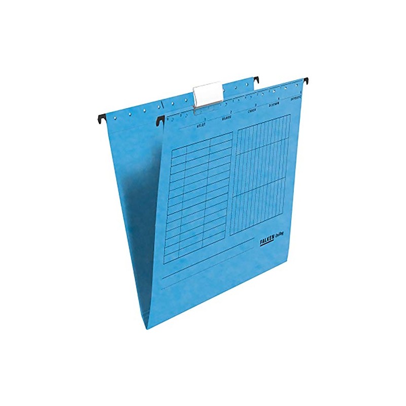 FALKEN Suspension File Blue A4 Display Tab Cardboard