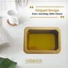 hadaaya Rectangular Tin With Clear Lid Gift box Multipurpose Kitchen