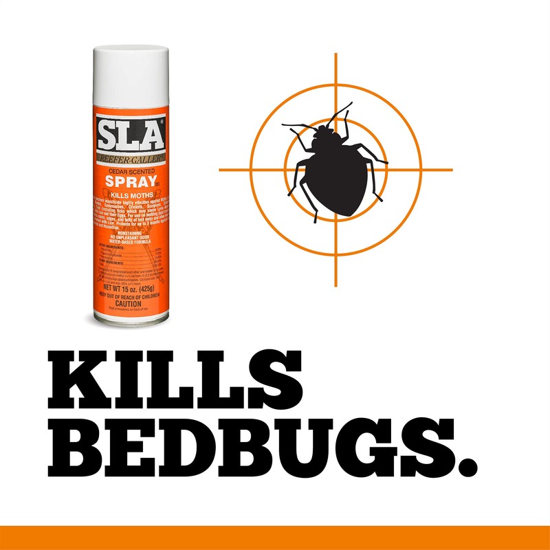 Reefer Galler SLA Cedar Scented Moth Repellent Spray, Kills Moths